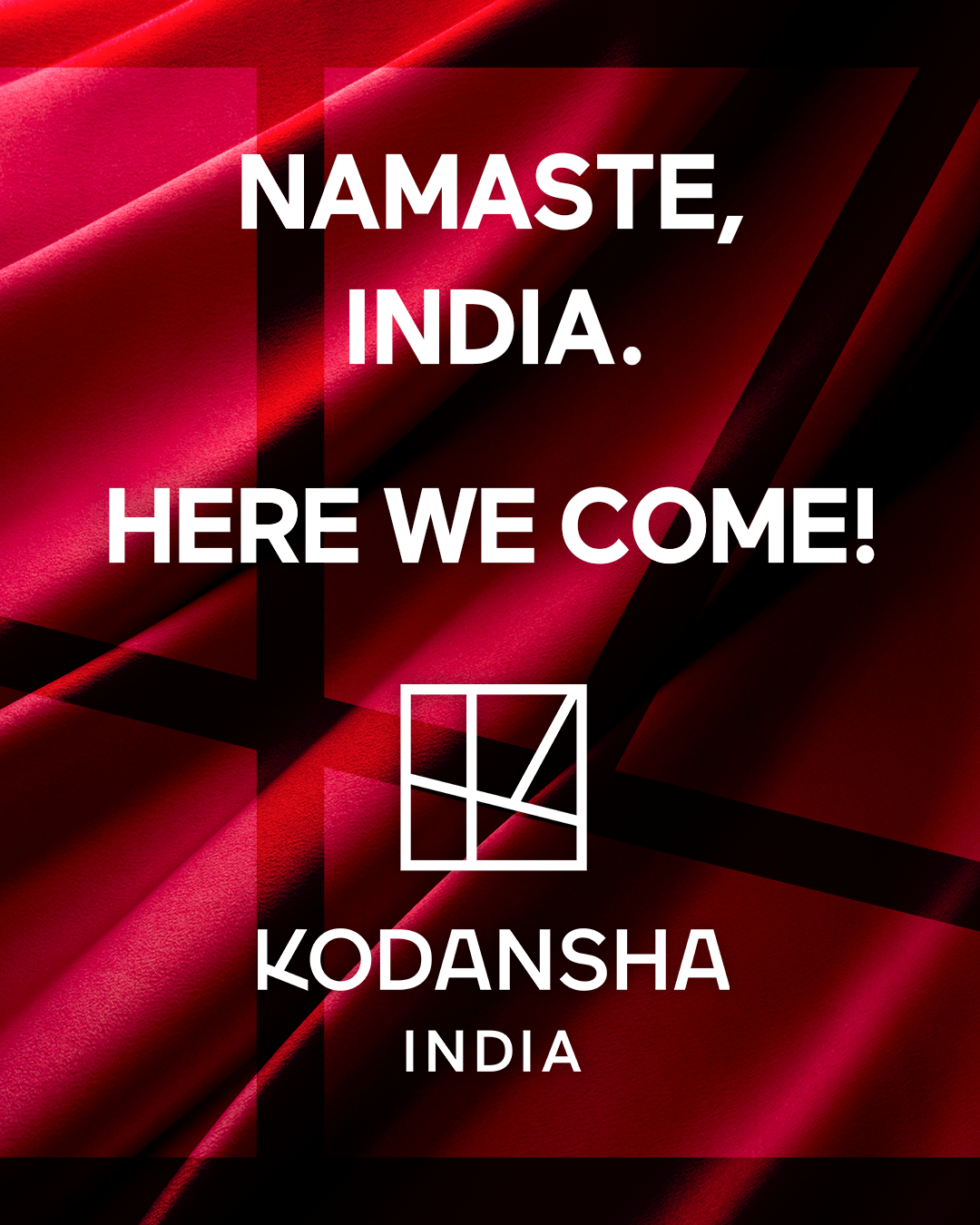 Namaste India, Here We Come! Kodansha India Launch