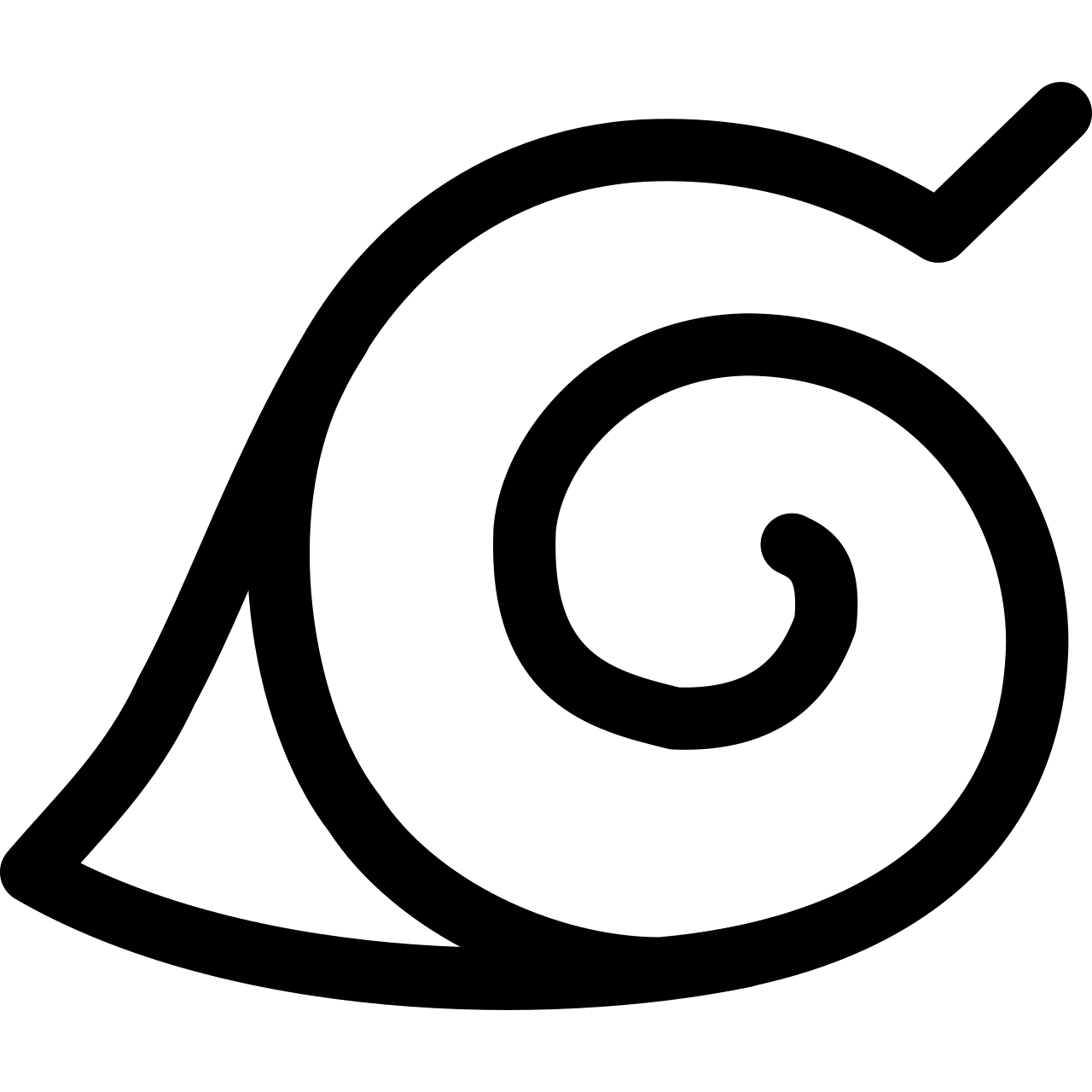 Hidden Leaf Village Konoha Emblem