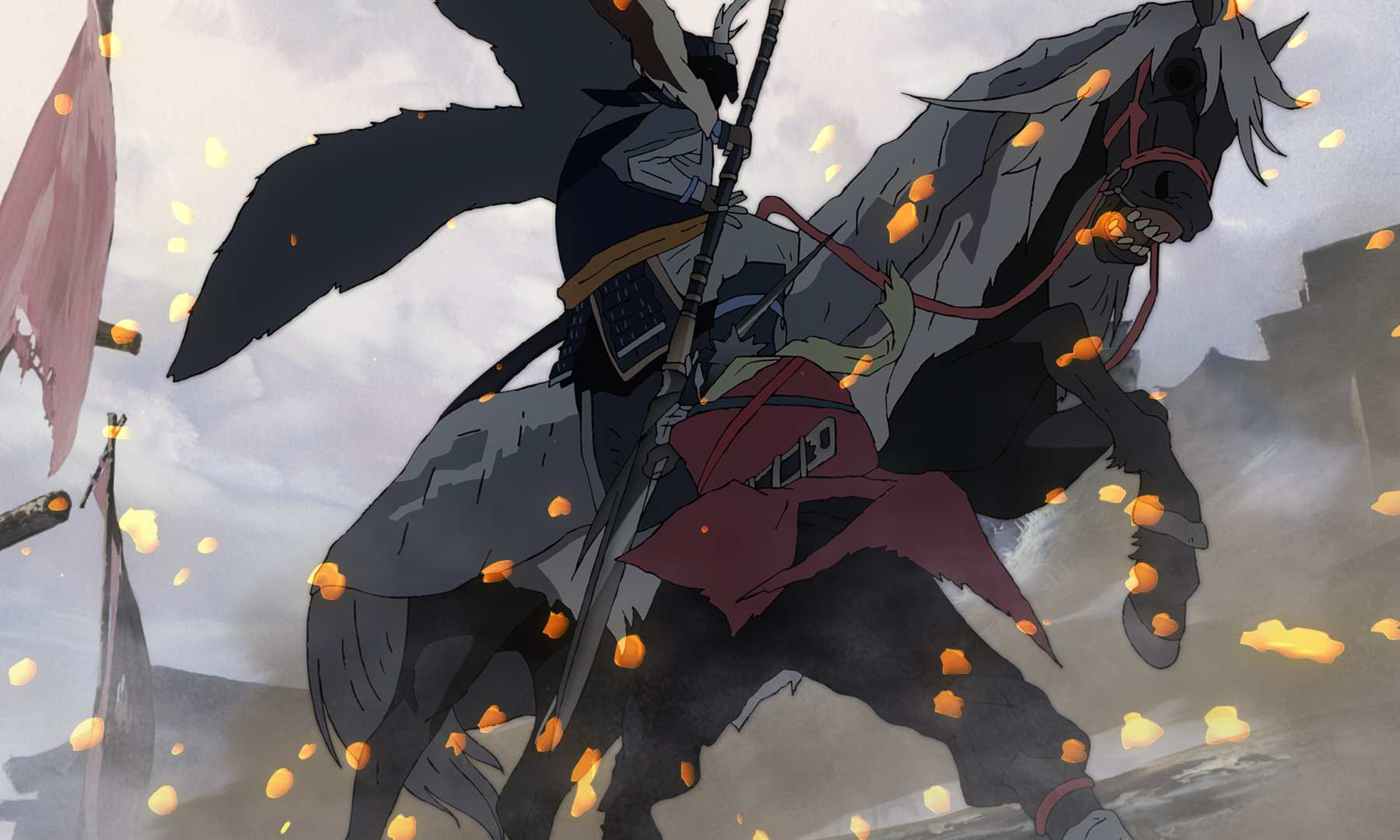 Wolf vs Gyoubu Oniwa Battle